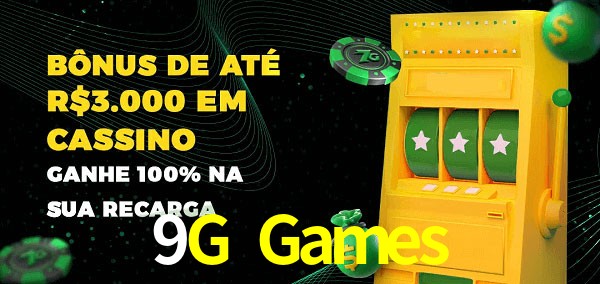 9G Games melhor bônus de depósito